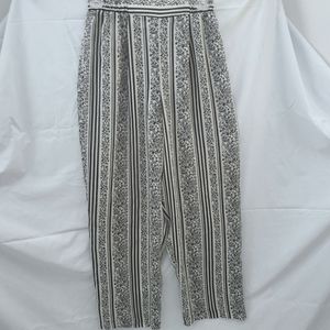 CDC Petites Sheer floral & stripes Palazzo pants